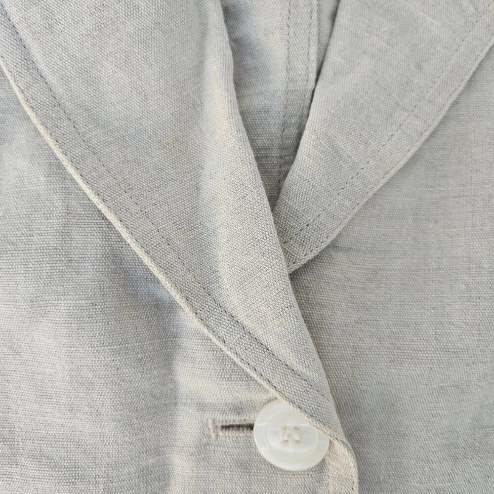 Liz Sport Petite Women Blazer Coat Jacket Linen Blend Size M Petite - Picture 7 of 12